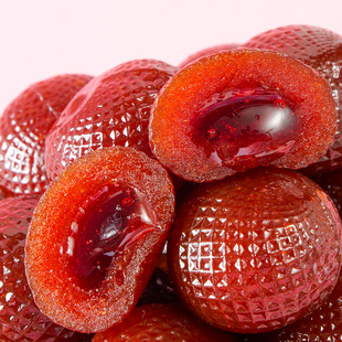 网红爆浆山楂球草莓，山楂夹心山楂蜜饯果脯，果糕美味零食独立包装