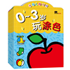 0-2-3岁宝宝涂色绘本书幼儿童，入门学画画本填色涂鸦颜色填充画