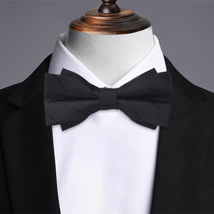 男士领结伴郎新郎黑色，领结正装西装，衬衫结婚婚礼高级感韩版蝴蝶结