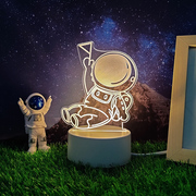宇航员创意3d小夜灯网红装饰现代氛围感台灯床头灯儿童伴睡