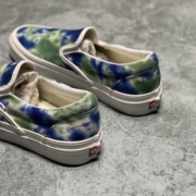 VANS男鞋女鞋SlipOn一脚蹬扎染印花低帮帆布滑板鞋子VN0A5KX8AVY