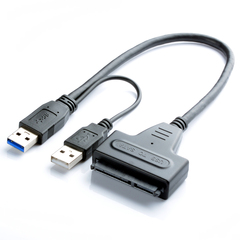 双USB3.0转SATA易驱线外接串口硬盘读取固态高速转换器电脑免驱动