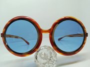 70年代 女 大框 圆 墨镜 太阳镜 意大利 个性复古