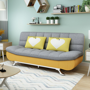 两用沙发床可折叠简约现代客厅小户型，双人多功能1.8米出租房布艺