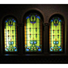 钢化Tiffany 教堂蒂凡尼艺术玻璃玄关隔断屏风窗门彩色吊顶欧雕刻