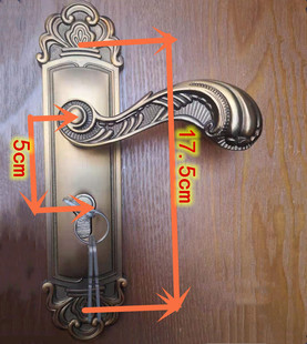 欧式锁具简约室内房门锁锁头把手锁卫生间卧室锁内门锁公寓锁