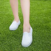 22-40码儿童小白鞋白布鞋学生，白k鞋幼儿园女童，白球鞋(白球鞋)表演鞋