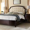 美式全实木床1.8米双人床主卧室大床胡桃木色真皮床1.5乡村轻奢风