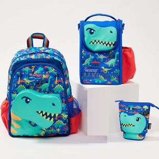 澳洲smiggle造型书包小学生儿童卡通，恐龙书包可爱双肩包中号(包中号)背包