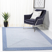 手工编织地毯方形客厅棉麻茶几现代简约家用柔软卧室床边地垫定制