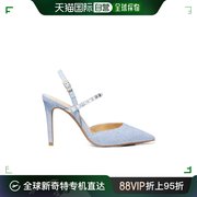 香港直邮潮奢 Michael Kors 女士Ava Flex 带缀饰牛仔布高跟鞋