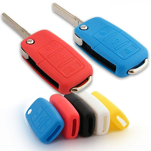汽车用钥匙套适用于大众新速腾捷达途观POLO宝来朗逸硅胶套钥匙包
