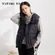 Yifini/易菲春秋羽绒服马夹立领多色时尚马甲背心女薄款