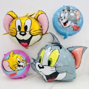 跨境猫和老鼠系列儿童卡通飘空铝膜气球生日套装派对布置装饰