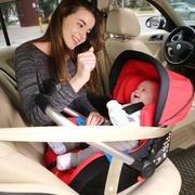 提篮婴儿安全座椅儿童汽车，车载摇篮宝宝可躺睡篮岁手提外出便携0