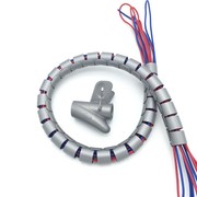极速收纳网线电线束线带线夹包线管(包线管，)集线管绕线器理线器束线管