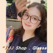 JJJ SHOP  豹纹TR90超轻眼镜框女显白可配蔡司近视镜片适合方圆脸