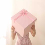 情人节仪式感礼物盒超大号，空盒送女友生日，惊喜盒粉色盒包装箱