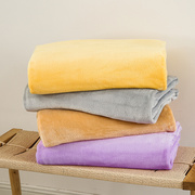 铺床珊瑚绒毯床单人毛毯子空调毛巾被春秋薄款盖毯垫夏季夏天宿舍