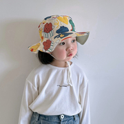 儿童遮阳帽子宝宝可爱萌渔夫帽，春季男女童太阳帽，夏天幼儿防晒盆帽