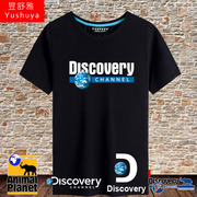 discovery探索频道大象探索短袖，t恤衫男女纯棉半截，袖衣服夏季体恤