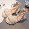 女童鞋子儿童公主凉鞋，2024夏季宝宝软底洋气，露趾小女孩中大童防滑