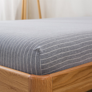 全棉天竺棉床笠1.2床，单件1.5m纯棉防滑席梦思，床垫保护套床罩1.8米