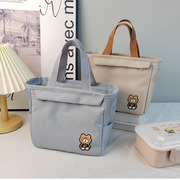 上班饭盒手提包带饭高颜值便当包防水(包防水)手提袋，大容量加厚保温袋