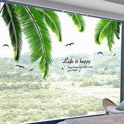 玻璃贴纸窗户贴画3d立体墙贴个性创意窗花，贴窗贴厨房阳台墙面装饰