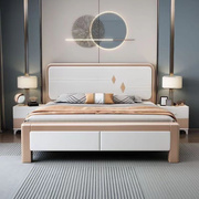 1.8x21.5m实木床双人米，现代简约双人主，卧婚床家用单人储物高箱床.