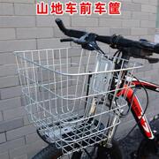 加厚加粗不锈钢自行车电动车车筐和后置座驾都可用