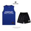 篮球训练服套装男美式投篮服热身街球篮球运动球衣速干篮球服定制