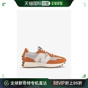 香港直邮潮奢 New Balance  女士327 刺绣徽标绒面革和梭织低帮运