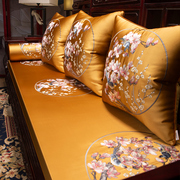 中式红木家用沙发座垫家具坐垫，高密度海绵垫子加厚乳胶垫防滑定制