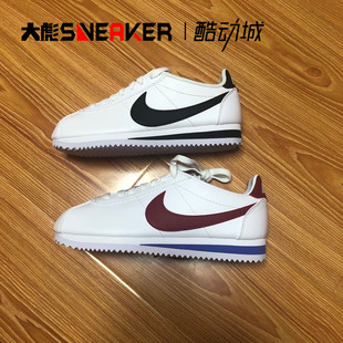 nike耐克女鞋阿甘白红复古运动鞋休闲跑步鞋807471-103-101