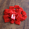 喜庆用品装饰配件红色塑料，小挂钩装扮布置粘钩日用品承重2斤