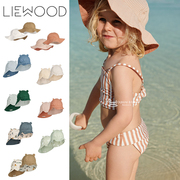 6折liewood婴儿宝宝纯棉，帽子夏季防晒太阳帽，男女儿童遮阳渔夫帽