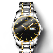 钨钢防水品牌镂空全自动机械，男士手表瑞士女士，精钢夜光国产腕表