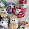 opal袜子线kfs设计师，款定染色段染线自动提花，帽子围巾编织线