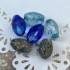 捷克珠玻璃珠刻面橄榄，珠12x8mmdiy手工饰品材料配件散珠