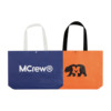 MCREWCABEAR限定系列加州熊橘色藏青环保手提袋PE编织袋购物袋