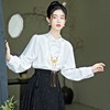 唐装女装中国风年轻款改良中式国风衬衫马面裙搭配上衣新中式女装