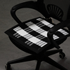 坐垫椅子垫棉麻亚麻布艺棉线编织办公室座垫四季通用电脑椅椅垫