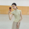 成人古典舞短袖上衣练功服舞蹈，服夏季专业中国现代舞服女瑜伽显瘦