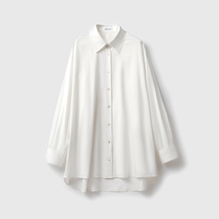 戎美CY0807172挺括有型/搭配王 高支长绒棉 法式经典白衬衫