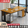 办公桌电脑桌简约现代办公室单人总裁桌椅组合桌商用简易老板桌子