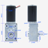 蜗轮蜗杆直流减速电机5840-31Y大扭力2直角微小Z型低速马达12V4V