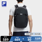 FILA 斐乐男士背包2024夏季运动双肩包大容量书包电脑包