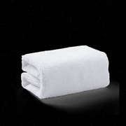 毛巾5条装白色吸水干发巾抹布，擦车巾擦桌布清洁家用