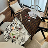 法式宝格丽大理石餐桌卡拉卡塔，轻奢现代简约复古椭圆餐椅高级感桌